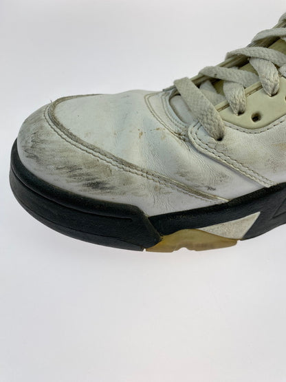 【現状渡し品】【メンズ】 NIKE ナイキ AIR JORDAN 5 RETRO 136027-100 エアジョーダン 5 レトロ スニーカー 靴 160-250509-yn-13-min サイズ：27.0cm US9 カラー：WHITE/FIRE RED-BLACK 万代Net店