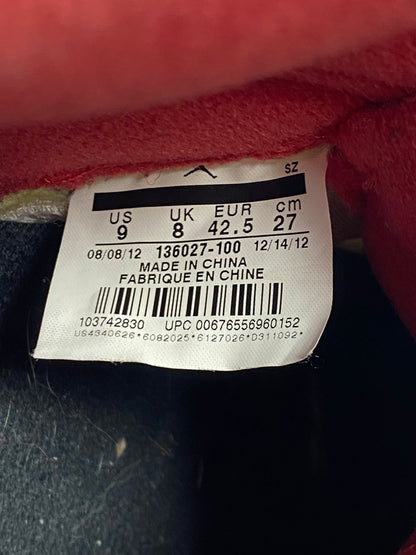 【現状渡し品】【メンズ】 NIKE ナイキ AIR JORDAN 5 RETRO 136027-100 エアジョーダン 5 レトロ スニーカー 靴 160-250509-yn-13-min サイズ：27.0cm US9 カラー：WHITE/FIRE RED-BLACK 万代Net店