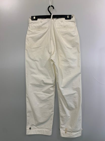 【現状渡し品】【メンズ】 NIGEL CABOURN STRAIGHT PANT 8036-00-50008 ナイジェルケーボン ストレートパンツ ボトムス 156-260706-yn-03-min サイズ：30 カラー：ホワイト 万代Net店