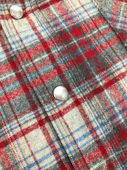 【中古品】【メンズ】 PENDLETON ペンドルトン 70'S WOOL WESTERN SHIRT 70年代 ウール ウエスタン シャツ 長袖シャツ 146-251027-na-06-tag サイズ：L カラー：レッド系 万代Net店