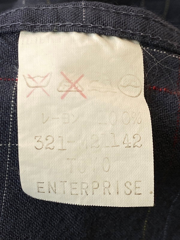 【中古品】【メンズ】 SUGAR CANE シュガーケーン RAYON SHIRT レーヨンシャツ メンズ トップス 長そで コバート チェック オープン シャツ 145-250620-em-11-min カラー：グレー系 万代Net店