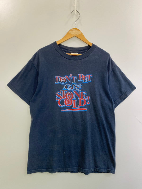 【中古品】【メンズ】 WWE 90S STONE COLD SNAKE EYE TEE Tシャツ トップス 146-250710-ks-20-min サイズ：L カラー：ネイビー 万代Net店