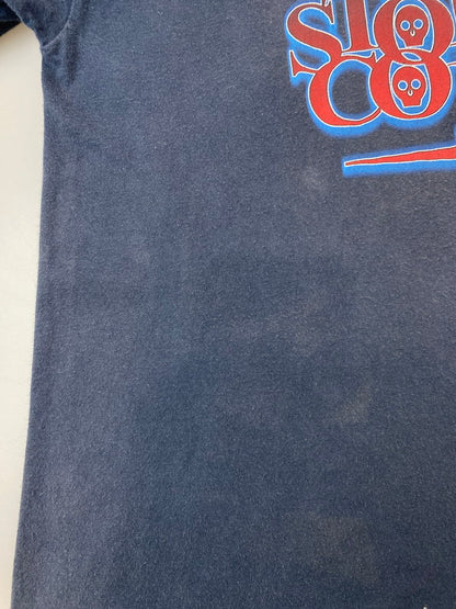 【中古品】【メンズ】 WWE 90S STONE COLD SNAKE EYE TEE Tシャツ トップス 146-250710-ks-20-min サイズ：L カラー：ネイビー 万代Net店