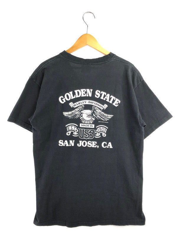 【現状渡し品】【メンズ】 HARLEY DAVIDSON ハーレーダビッドソン 1993 NATIVE AMERICAN TEE ネイティブ アメリカン Tシャツ トップス 146-260607-rt-22-tagh サイズ：L カラー：ブラック 万代Net店