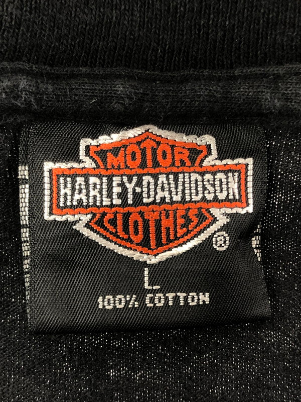 【現状渡し品】【メンズ】 HARLEY DAVIDSON ハーレーダビッドソン 1993 NATIVE AMERICAN TEE ネイティブ アメリカン Tシャツ トップス 146-260607-rt-22-tagh サイズ：L カラー：ブラック 万代Net店