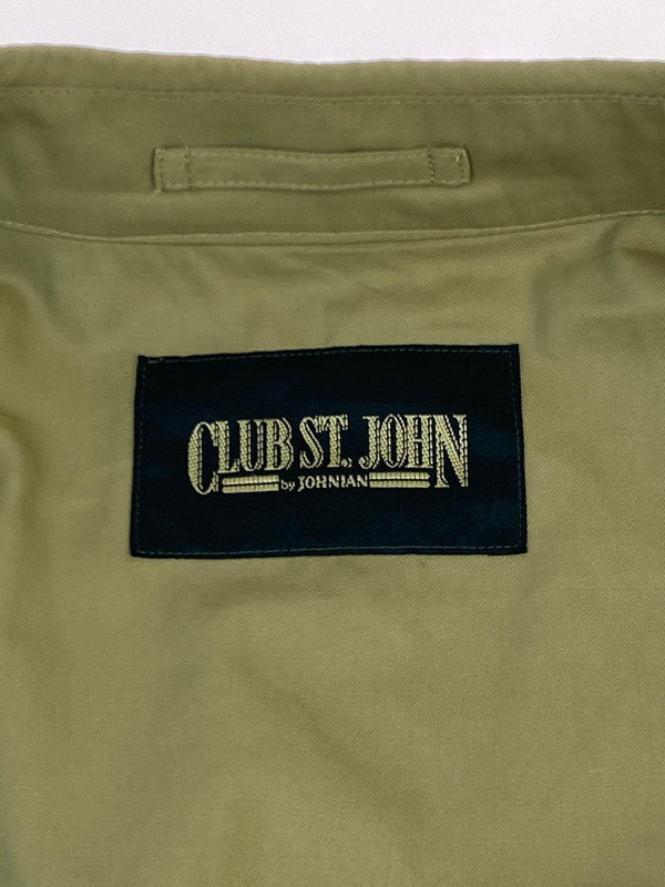 【中古品】【メンズ】 CLUB ST.JOHN クラブ セントジョン LONG COAT ロングコート メンズ アウター 146-260410-KS-16-min サイズ：不明 カラー：グリーン系 万代Net店