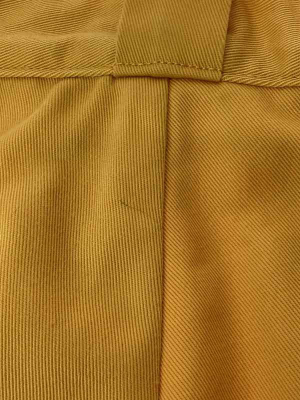 【中古品】【メンズ】 HYSTERIC GLAMOUR ヒステリックグラマー DICKIES 23SS HG KINKY CARD DOUBLE KNEE WORK PANT 02231AP01 ディッキーズ ダブルニー ワークパンツ ボトムス 151-250517-yn-19-min サイズ：32inch カラー：イエロー 万代Net店