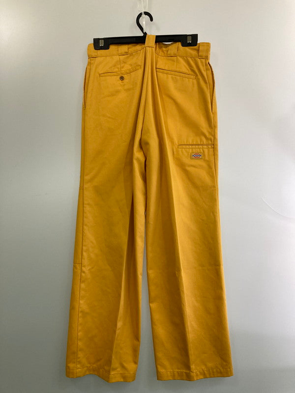 【中古品】【メンズ】 HYSTERIC GLAMOUR ヒステリックグラマー DICKIES 23SS HG KINKY CARD DOUBLE KNEE WORK PANT 02231AP01 ディッキーズ ダブルニー ワークパンツ ボトムス 151-250517-yn-19-min サイズ：32inch カラー：イエロー 万代Net店