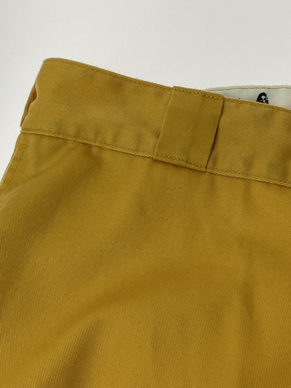 【中古品】【メンズ】 HYSTERIC GLAMOUR ヒステリックグラマー DICKIES 23SS HG KINKY CARD DOUBLE KNEE WORK PANT 02231AP01 ディッキーズ ダブルニー ワークパンツ ボトムス 151-250517-yn-19-min サイズ：32inch カラー：イエロー 万代Net店
