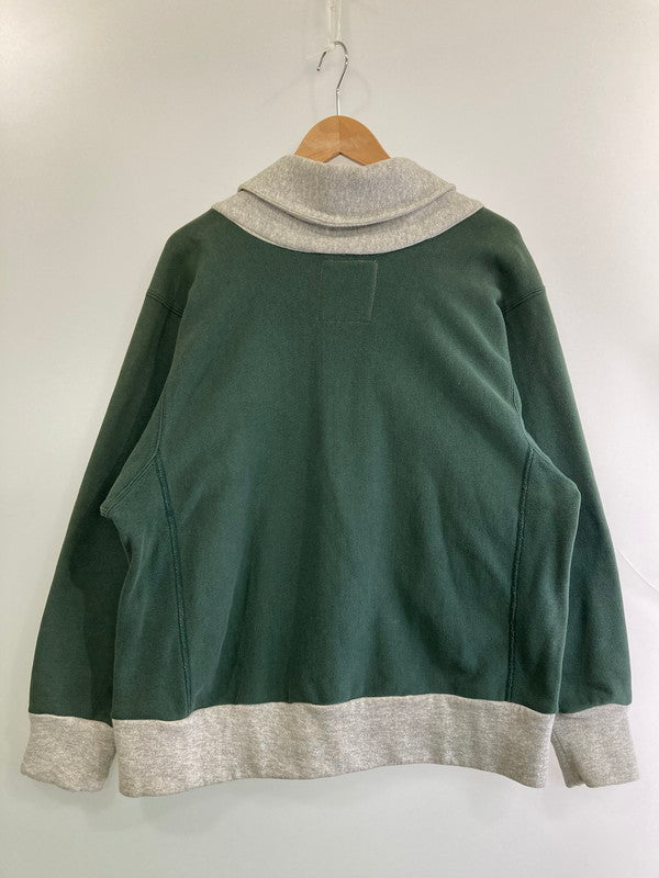 【現状渡し品】【メンズ】 Riding High ライディングハイ REVERSE WEAVE REMAKE CARDIGAN カーディガン 140-250518-ks-04-min サイズ：不明 カラー：グリーン/グレー 万代Net店