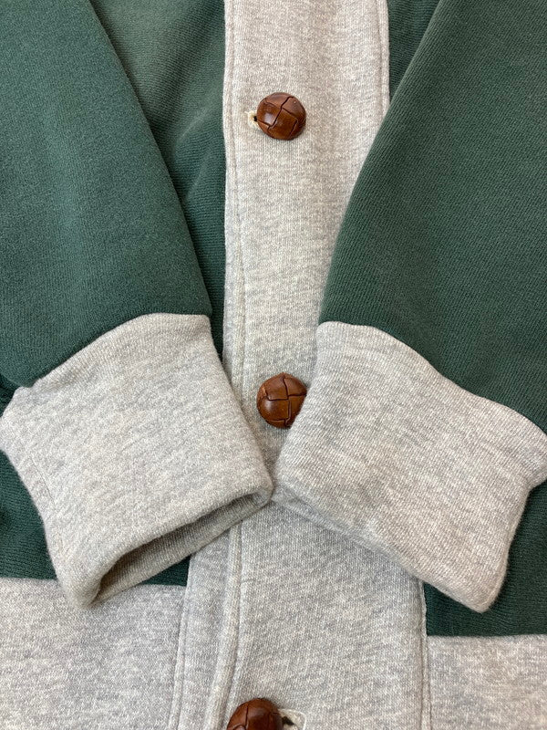 【現状渡し品】【メンズ】 Riding High ライディングハイ REVERSE WEAVE REMAKE CARDIGAN カーディガン 140-250518-ks-04-min サイズ：不明 カラー：グリーン/グレー 万代Net店