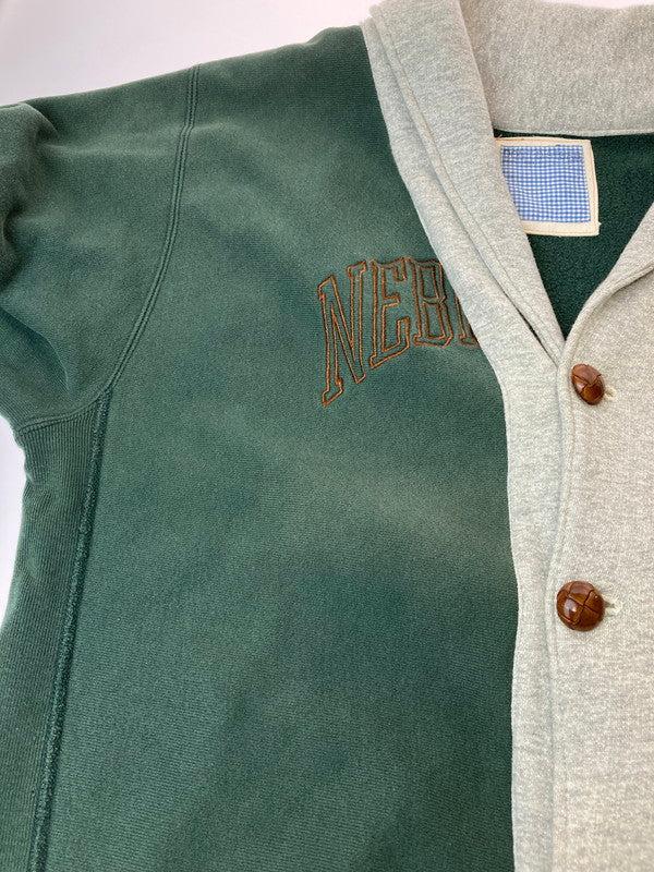 【現状渡し品】【メンズ】 Riding High ライディングハイ REVERSE WEAVE REMAKE CARDIGAN カーディガン 140-250518-ks-04-min サイズ：不明 カラー：グリーン/グレー 万代Net店