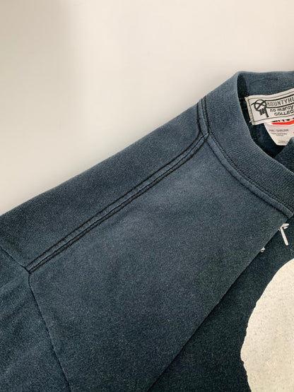 【中古品】【メンズ】 BOUNTY HUNTER バウンティーハンター 90-00'S NO MERCY COLLECTION PRINT TEE Tシャツ トップス 142-250504-ks-10-min サイズ：L カラー：ネイビー系 万代Net店