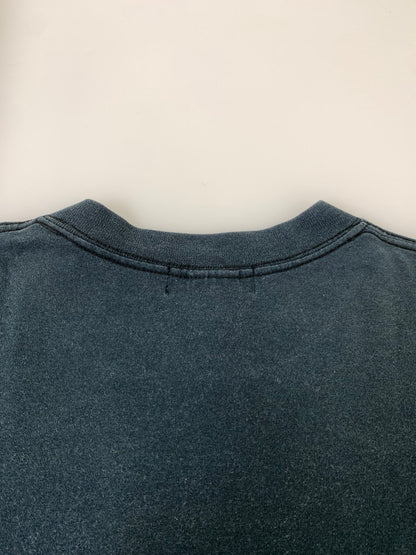 【中古品】【メンズ】 BOUNTY HUNTER バウンティーハンター 90-00'S NO MERCY COLLECTION PRINT TEE Tシャツ トップス 142-250504-ks-10-min サイズ：L カラー：ネイビー系 万代Net店