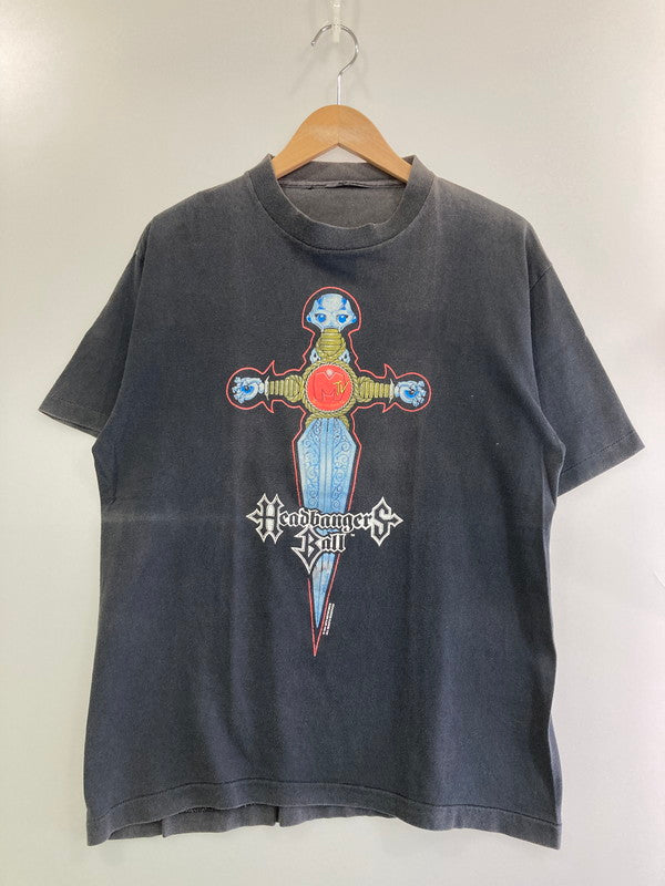 【中古品】【メンズ】 MTV c1991 HEADBONGERS BALL PRINT TEE ショートスリーブ プリント Tシャツ 半袖Tシャツ トップス 146-250507-yn-22-min カラー：ダークグレー 万代Net店