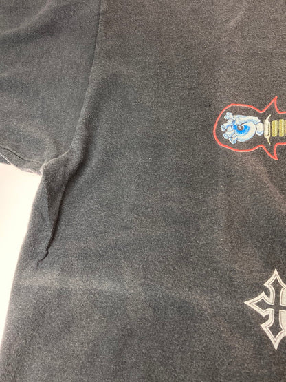 【中古品】【メンズ】 MTV c1991 HEADBONGERS BALL PRINT TEE ショートスリーブ プリント Tシャツ 半袖Tシャツ トップス 146-250507-yn-22-min カラー：ダークグレー 万代Net店