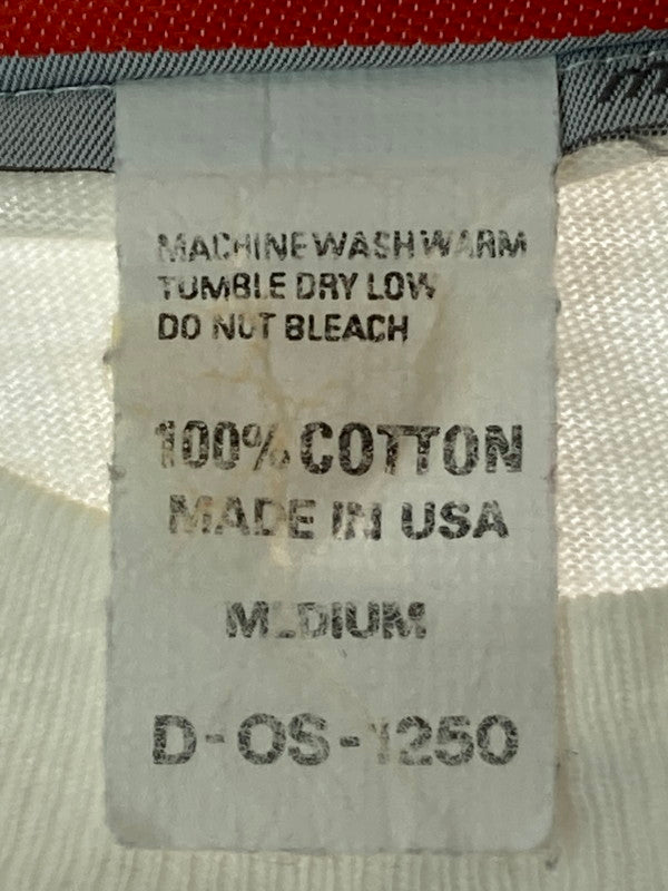 【中古品】【メンズ】 JIMMY'Z 80-90's WOODY WAGON PRINT TEE ジミーズ プリントTシャツ 半袖Tシャツ トップス 146-250508-yn-01-min サイズ：M カラー：ホワイト 万代Net店