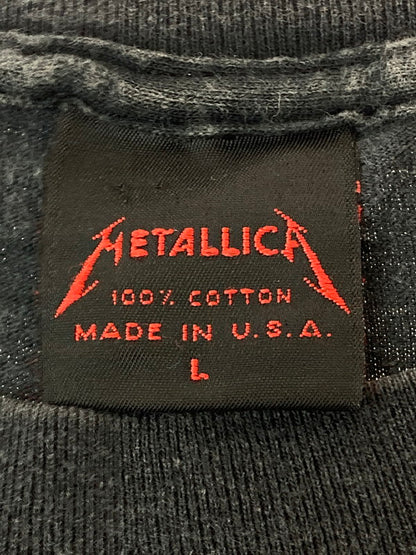 【中古品】【メンズ】 METALLICA DON'T TREAD ON ME 1992 TOUR TEE ツアーTシャツ 半袖Tシャツ トップス 146-250507-yn-20-min サイズ：L カラー：ブラック 万代Net店