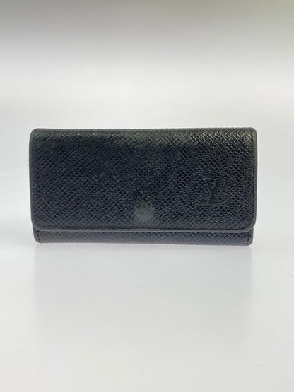 【中古品】【メンズ/レディース】 LOUIS VUITTON ルイ・ヴィトン ミュルティクレ4 タイガ キーケース M30522 アルドワーズ メンズ レディース スナップ開閉式 鍵4本 179-250520-em-22-min カラー：ブラック 万代Net店