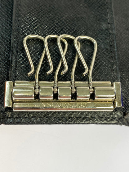 【中古品】【メンズ/レディース】 LOUIS VUITTON ルイ・ヴィトン ミュルティクレ4 タイガ キーケース M30522 アルドワーズ メンズ レディース スナップ開閉式 鍵4本 179-250520-em-22-min カラー：ブラック 万代Net店
