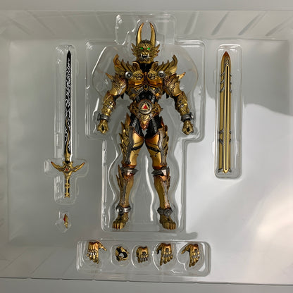 【中古品】 魔戒可動 黄金騎士 ガロ 冴島鋼牙 牙狼 GARO 魂ウェブ商店 バンダイ フィギュア 044-260522-em-24-min 万代Net店