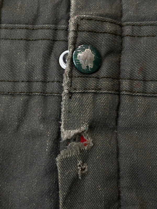 【現状渡し品】【メンズ】 KEY INPERIAL キー・インペリアル オールインワン ジャンプスーツ USA製 TALONジップ アメリカ製 ツナギ 157-251216-em-03-min カラー：オリーブカーキ 万代Net店