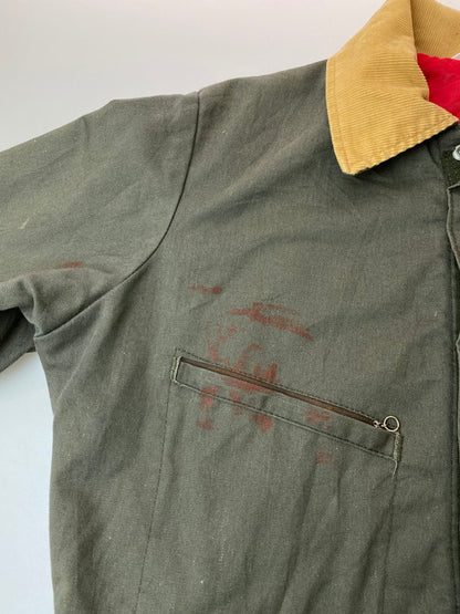 【現状渡し品】【メンズ】 KEY INPERIAL キー・インペリアル オールインワン ジャンプスーツ USA製 TALONジップ アメリカ製 ツナギ 157-251216-em-03-min カラー：オリーブカーキ 万代Net店