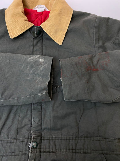 【現状渡し品】【メンズ】 KEY INPERIAL キー・インペリアル オールインワン ジャンプスーツ USA製 TALONジップ アメリカ製 ツナギ 157-251216-em-03-min カラー：オリーブカーキ 万代Net店