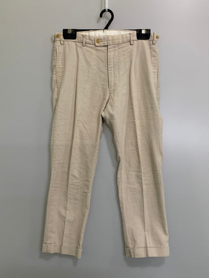 【中古品】【メンズ】 VISVIM ビズビム HIGH-WATER SLACKS PANTS VS0001657 ハイウォーター スラックス パンツ メンズ ボトムス 151-260710-em-64-min サイズ：M カラー：アイボリー 万代Net店