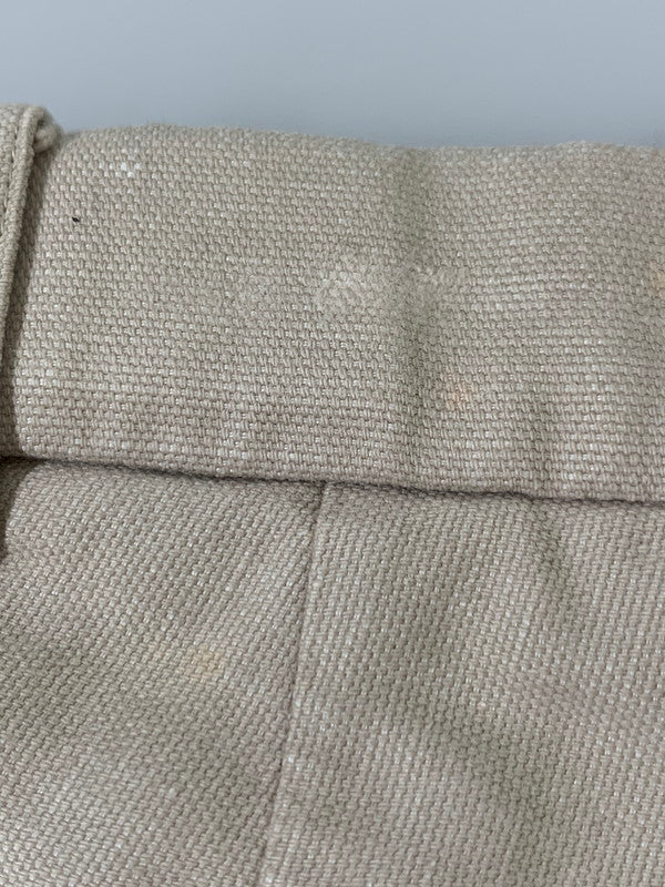 【中古品】【メンズ】 VISVIM ビズビム HIGH-WATER SLACKS PANTS VS0001657 ハイウォーター スラックス パンツ メンズ ボトムス 151-260710-em-64-min サイズ：M カラー：アイボリー 万代Net店