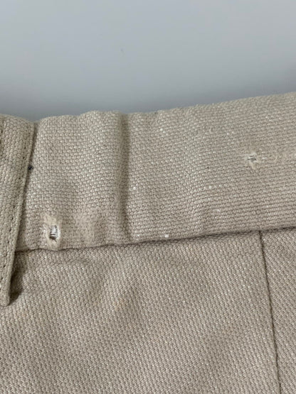 【中古品】【メンズ】 VISVIM ビズビム HIGH-WATER SLACKS PANTS VS0001657 ハイウォーター スラックス パンツ メンズ ボトムス 151-260710-em-64-min サイズ：M カラー：アイボリー 万代Net店