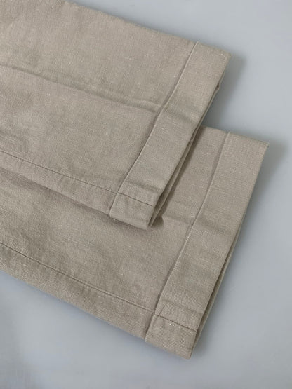 【中古品】【メンズ】 VISVIM ビズビム HIGH-WATER SLACKS PANTS VS0001657 ハイウォーター スラックス パンツ メンズ ボトムス 151-260710-em-64-min サイズ：M カラー：アイボリー 万代Net店
