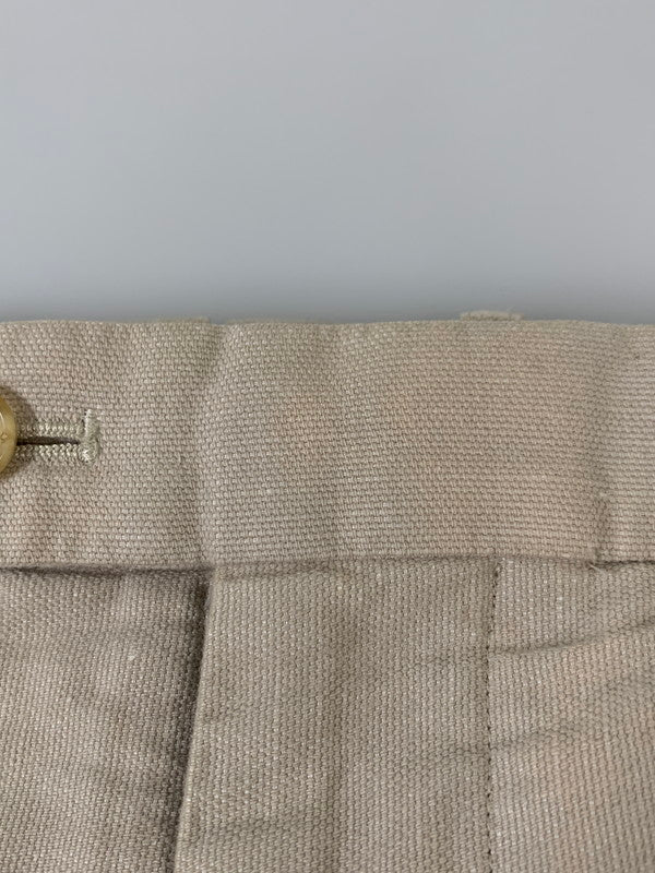 【中古品】【メンズ】 VISVIM ビズビム HIGH-WATER SLACKS PANTS VS0001657 ハイウォーター スラックス パンツ メンズ ボトムス 151-260710-em-64-min サイズ：M カラー：アイボリー 万代Net店
