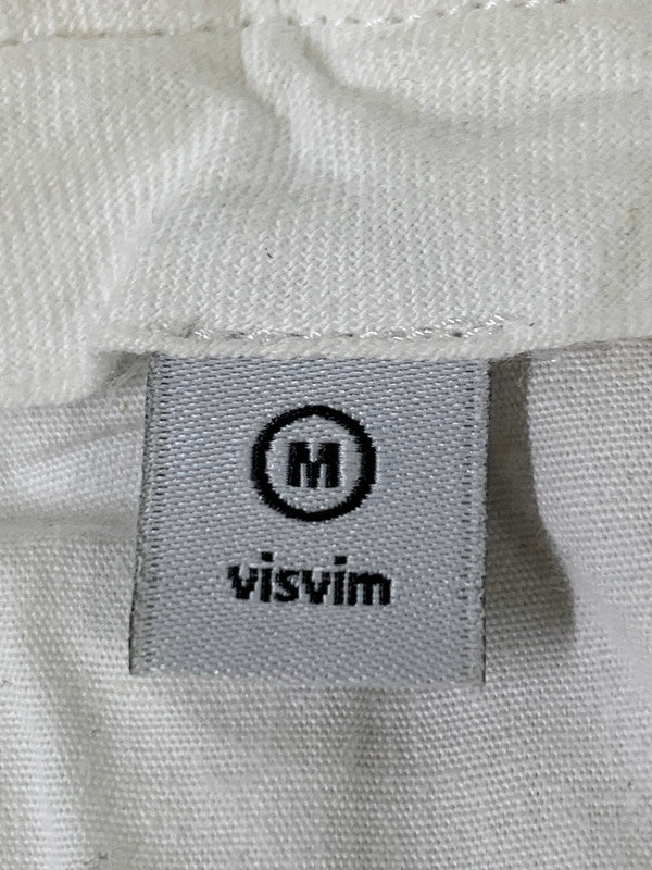 【中古品】【メンズ】 VISVIM ビズビム HIGH-WATER SLACKS PANTS VS0001657 ハイウォーター スラックス パンツ メンズ ボトムス 151-260710-em-64-min サイズ：M カラー：アイボリー 万代Net店