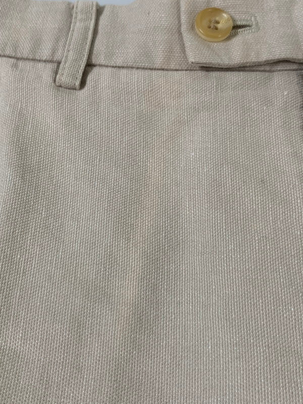【中古品】【メンズ】 VISVIM ビズビム HIGH-WATER SLACKS PANTS VS0001657 ハイウォーター スラックス パンツ メンズ ボトムス 151-260710-em-64-min サイズ：M カラー：アイボリー 万代Net店
