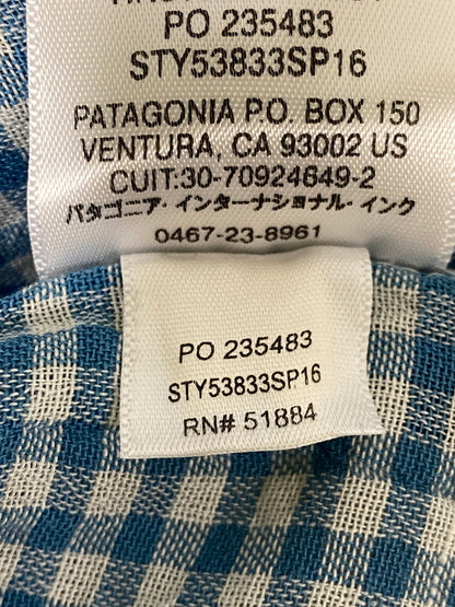 【中古品】【メンズ】 PATAGONIA パタゴニア ORGANIC COTTON SHIRT オーガニック コットンシャツ 53833 メンズ 長袖シャツ 144-260702-hu-30-min サイズ：Ｓ カラー：ブルー/ホワイト（ギンガムチェック） 万代Net店