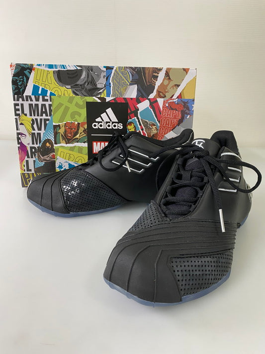 【中古美品】【メンズ】 adidas アディダス T-MAC 1 MARVEL EF2399 ティーマック1 マーベル スニーカー 靴 161-250512-yn-05-min サイズ：26.0cm カラー：CORE BLACK/SILVER METALLIC/NIGHT METALLIC 万代Net店