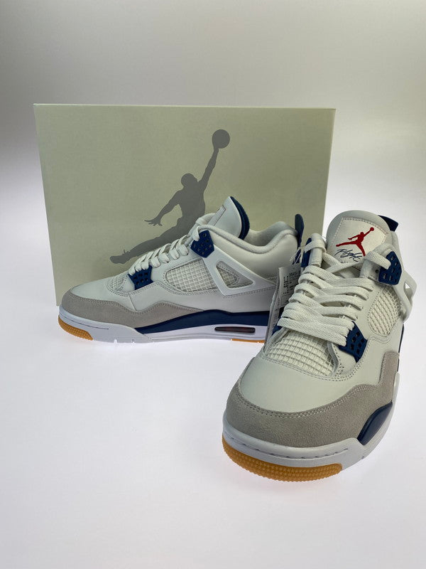 【LIFTる。景品】【中古】【メンズ】 NIKE ナイキ AIR JORDAN 4 RETRO SP DR5415-100 エア ジョーダン 4 レトロ スペシャル スニーカー 靴 160-250509-yn-11-min サイズ：28.0cm US10 カラー：SUMIIT WHITE/WHITE-NAVY 万代Net店