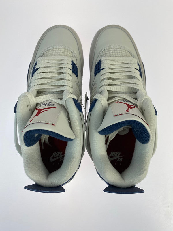 【LIFTる。景品】【中古】【メンズ】 NIKE ナイキ AIR JORDAN 4 RETRO SP DR5415-100 エア ジョーダン 4 レトロ スペシャル スニーカー 靴 160-250509-yn-11-min サイズ：28.0cm US10 カラー：SUMIIT WHITE/WHITE-NAVY 万代Net店