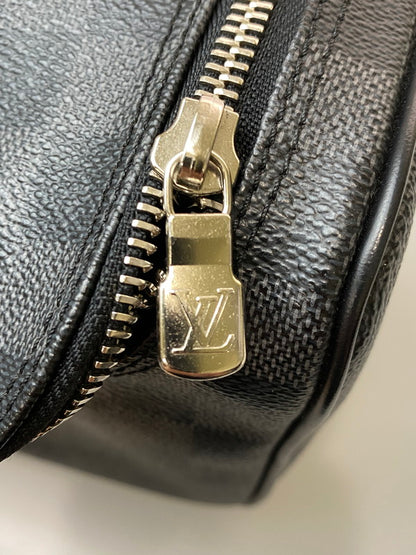 【中古品】【メンズ/レディース】 LOUIS VUITTON ルイ・ヴィトン ダミエグラフィット トワレ ポーチ N47625 BA2105 179-250517-yn-20-min カラー：ブラック 万代Net店