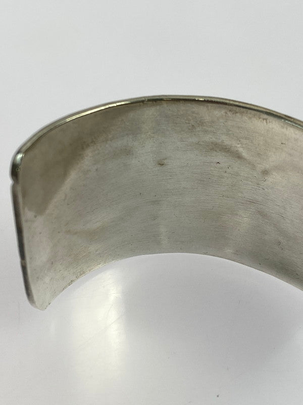 【中古品】【メンズ/レディース】 NAVAJO ナバホ LEONARD MALONEY STERLING SILVER バングル レオナルド マロニー スターリングシルバー アクセサリー 191-250520-em-28-min カラー：シルバー 万代Net店