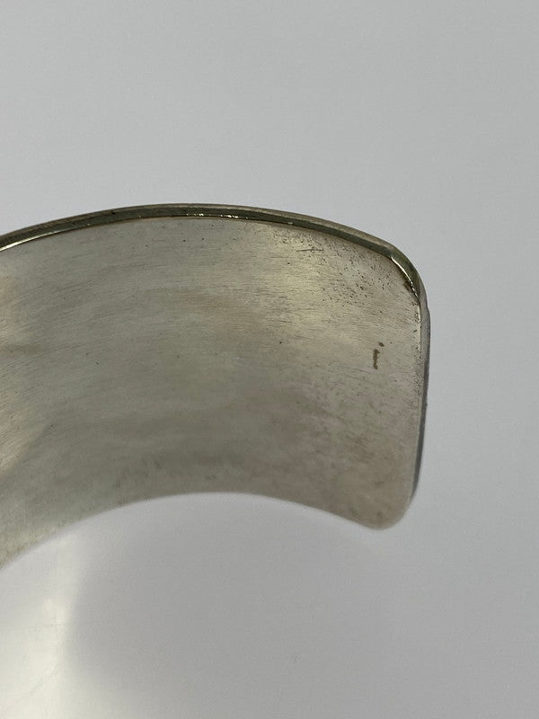 【中古品】【メンズ/レディース】 NAVAJO ナバホ LEONARD MALONEY STERLING SILVER バングル レオナルド マロニー スターリングシルバー アクセサリー 191-250520-em-28-min カラー：シルバー 万代Net店