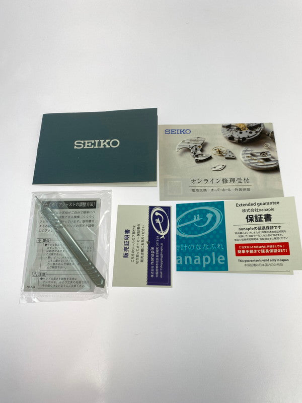 【中古美品】【メンズ】 SEIKO セイコー SEIKO SELECTION S SERIES SBTR037 クウォーツウォッチ 腕時計 197-250521-yn-07-min カラー：ブラック 万代Net店