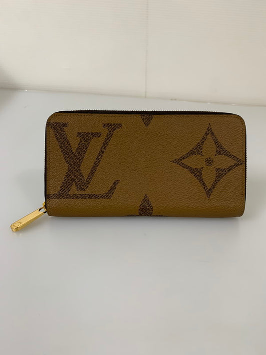 【中古品】【メンズ/レディース】 LOUIS VUITTON ルイ・ヴィトン M69353 LU5220 モノグラム・ジャイアント リバース ジッピーウォレット 長財布 179-250623-ks-57-min カラー：ブラウン 万代Net店