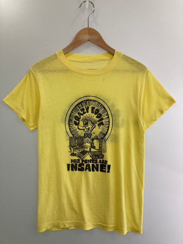 【現状渡し品】【メンズ】 VINTAGE ヴィンテージ 70S CRAZY EDDIE S S TEE Tシャツ トップス 146-250710-ks-114-min カラー：イエロー 万代Net店