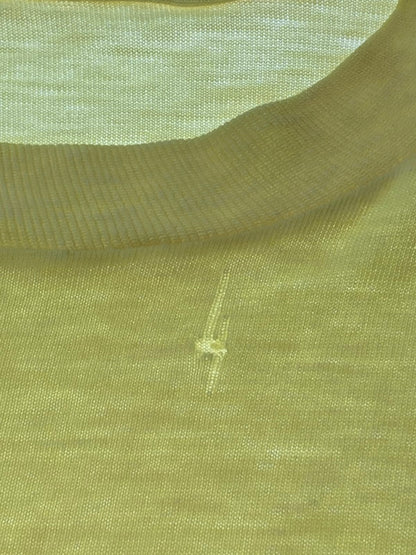 【現状渡し品】【メンズ】 VINTAGE ヴィンテージ 70S CRAZY EDDIE S S TEE Tシャツ トップス 146-250710-ks-114-min カラー：イエロー 万代Net店