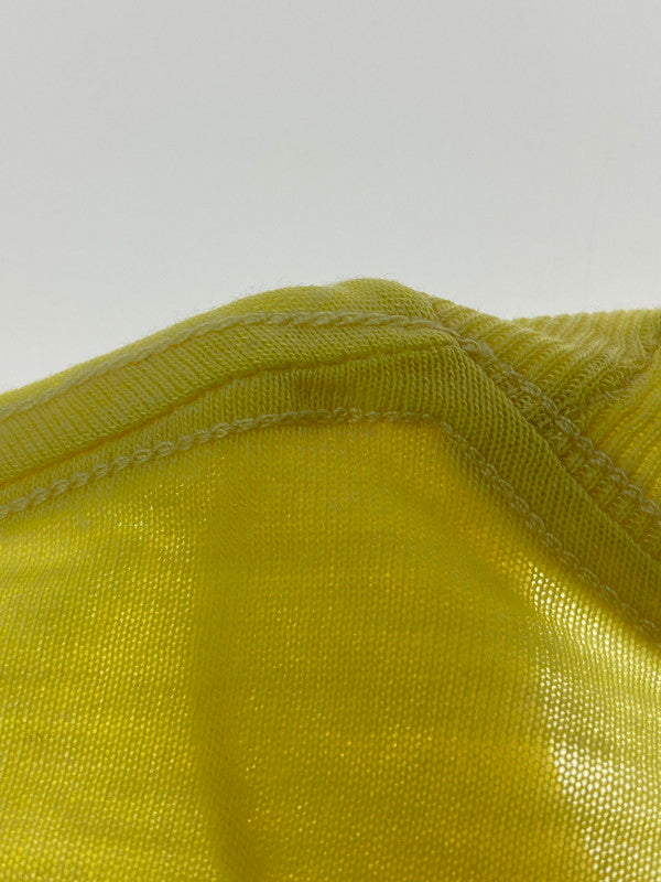 【現状渡し品】【メンズ】 VINTAGE ヴィンテージ 70S CRAZY EDDIE S S TEE Tシャツ トップス 146-250710-ks-114-min カラー：イエロー 万代Net店