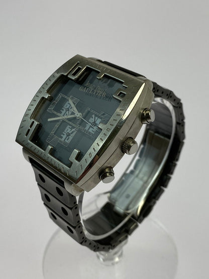 【中古品】【メンズ】 JEAN PAUL GAULTIER 0520-S040655 ジャンポール ゴルチェ クウォーツウォッチ 腕時計 197-250521-yn-08-min カラー：シルバー/シルバーブラック 万代Net店