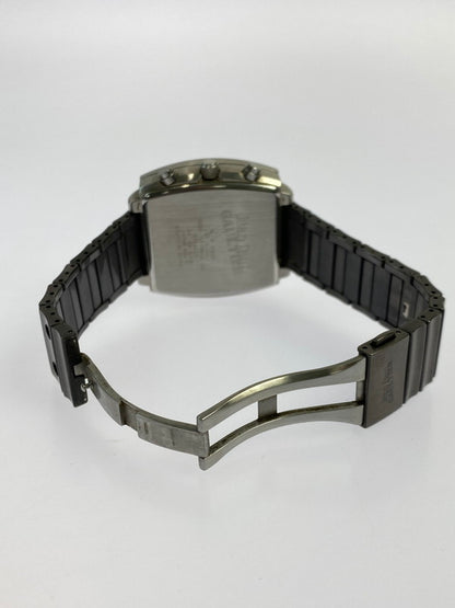 【中古品】【メンズ】 JEAN PAUL GAULTIER 0520-S040655 ジャンポール ゴルチェ クウォーツウォッチ 腕時計 197-250521-yn-08-min カラー：シルバー/シルバーブラック 万代Net店