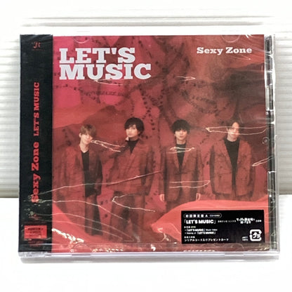 【中古美品】 Sexy Zone LET'S MUSIC 初回限定盤A CD+DVD 特典:なし 013-260212-cn-20-min 万代Net店